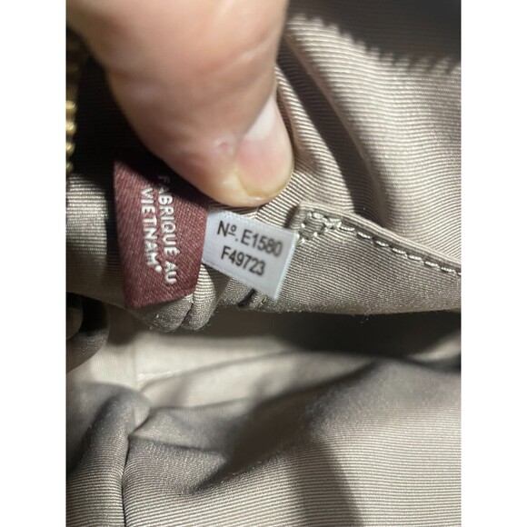 Coach Madison Gathered Twist Handbag/ Satchel Brown 2way Tote Bag - Picture 8 of 16